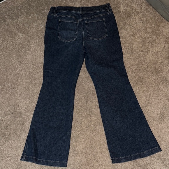 SPANX Dark Blue Flare Jeans - Picture 5 of 6